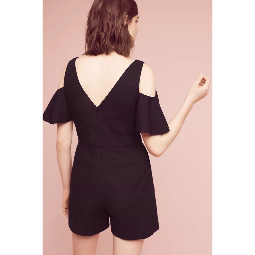 Elevenses | Open-Shoulder Ruffle Romper - Picture 7 of 10